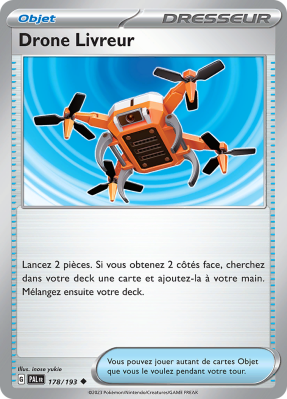 Carte Pokémon Drone Livreur 178/193 Peu commune Évolutions à Paldea