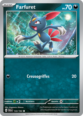 Carte Pokémon Farfuret 133/193 Commune Évolutions à Paldea