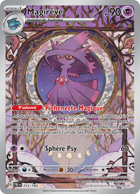 Carte Pokémon Magirêve 212/193 AR Évolutions à Paldea