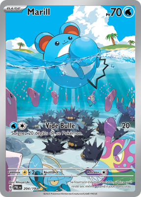 Carte Pokémon Marill 204/193 AR Évolutions à Paldea
