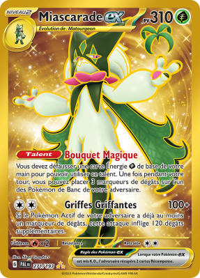 Carte Pokémon Miascarade-ex 271/193 Gold Évolutions à Paldea