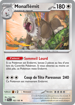Carte Pokémon Monaflèmit 162/193 Holographique Évolutions à Paldea