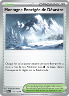 Carte Pokémon Montagne Enneigée de Désastre 174/193 Peu commune Évolutions à Paldea