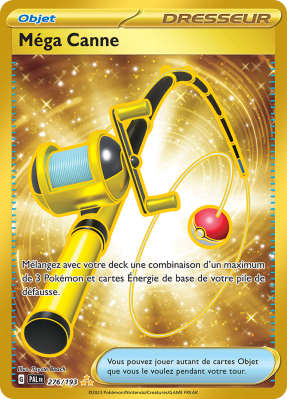 Carte Pokémon Méga Canne 276/193 Gold Évolutions à Paldea