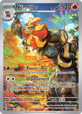 Carte Pokémon Némélios 200/193 AR Évolutions à Paldea