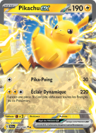 Carte Pokémon Pikachu-ex 063/193 Double rare Évolutions à Paldea