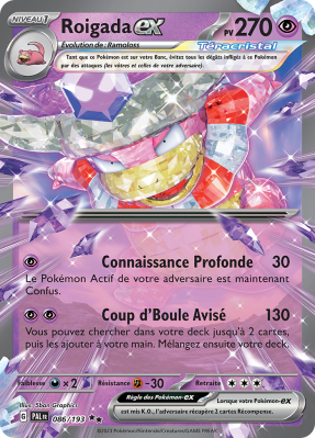 Carte Pokémon Roigada-ex 086/193 Double rare Évolutions à Paldea