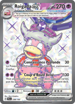 Carte Pokémon Roigada-ex 238/193 Ultra Rare Évolutions à Paldea