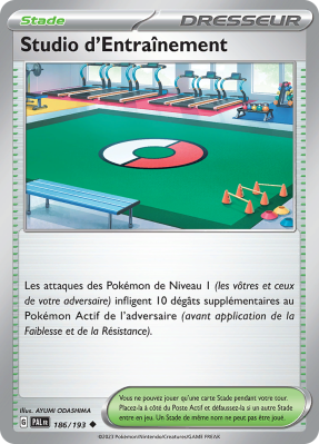 Carte Pokémon Studio d'Entraînement 186/193 Peu commune Évolutions à Paldea
