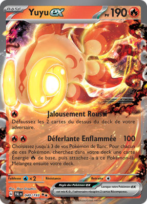 Carte Pokémon Yuyu-ex 040/193 Double rare Évolutions à Paldea