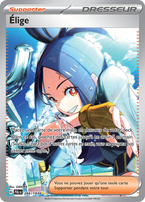 Carte Pokémon Élige 266/193 Alternative Évolutions à Paldea