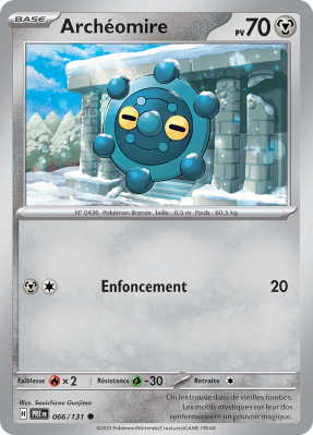 Carte Pokémon Archéomire 066/131 Commune Évolutions Prismatiques