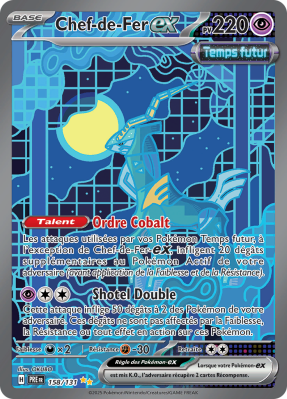 Carte Pokémon Chef-de-Fer-ex 158/131 Alternative Évolutions Prismatiques