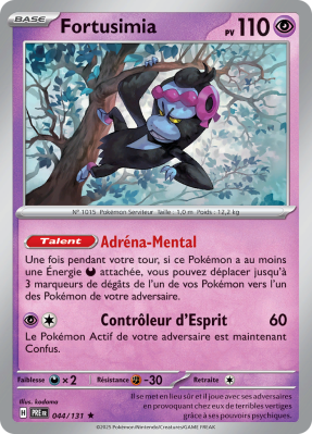 Carte Pokémon Fortusimia 044/131 Holographique Évolutions Prismatiques