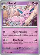 Carte Pokémon Mentali 033/131 Holographique Évolutions Prismatiques