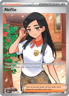 Carte Pokémon Nèflie 136/131 Ultra Rare Évolutions Prismatiques