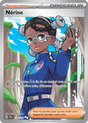 Carte Pokémon Nérine 132/131 Ultra Rare Évolutions Prismatiques