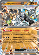Carte Pokémon Ogerpon Masque de la Pierre-ex 058/131 Double rare Évolutions Prismatiques