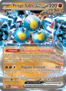 Carte Pokémon Pelage-Sablé-ex 056/131 Double rare Évolutions Prismatiques
