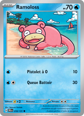Carte Pokémon Ramoloss 018/131 Commune Évolutions Prismatiques