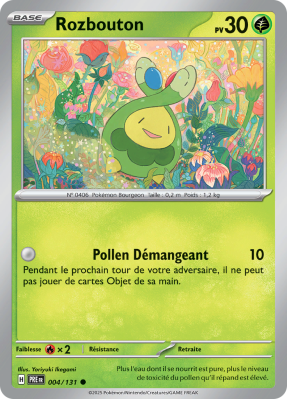 Carte Pokémon Rozbouton 004/131 Commune Évolutions Prismatiques