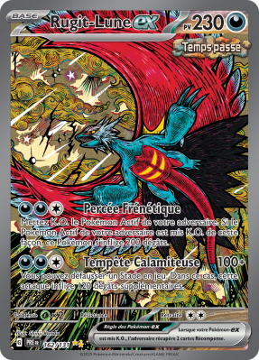 Carte Pokémon Rugit-Lune-ex 162/131 Alternative Évolutions Prismatiques