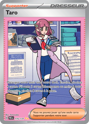 Carte Pokémon Taro 175/131 Alternative Évolutions Prismatiques