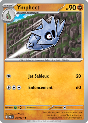 Carte Pokémon Ymphect 048/131 Commune Évolutions Prismatiques