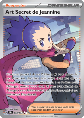 Carte Pokémon Art Secret de Jeannine 088/064 Ultra Rare Fable Nébuleuse