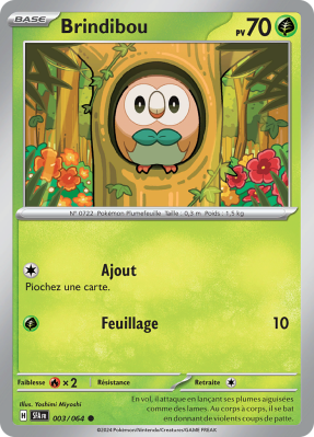 Carte Pokémon Brindibou 003/064 Commune Fable Nébuleuse