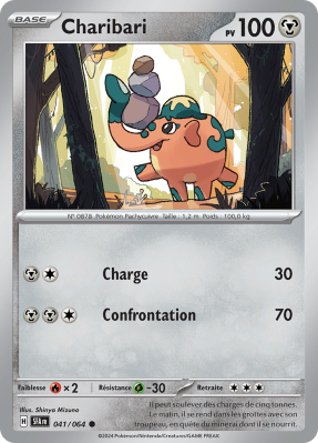 Carte Pokémon Charibari 041/064 Commune Fable Nébuleuse