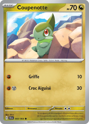 Carte Pokémon Coupenotte 044/064 Commune Fable Nébuleuse