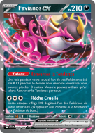 Carte Pokémon Favianos-ex 038/064 Double rare Fable Nébuleuse
