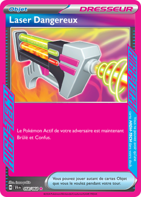Carte Pokémon Laser Dangereux 058/064 HIGH-TECH Fable Nébuleuse