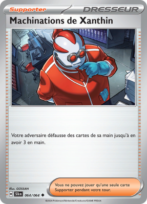 Carte Pokémon Machinations de Xanthin 064/064 Peu commune Fable Nébuleuse