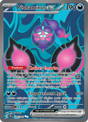 Carte Pokémon Pêchaminus-ex 085/064 Ultra Rare Fable Nébuleuse