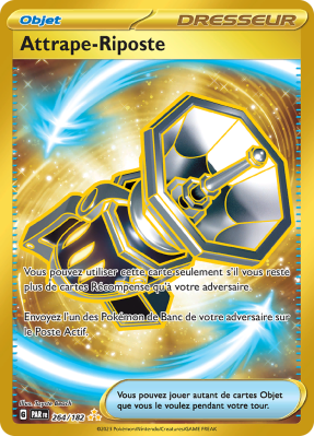 Carte Pokémon Attrape-Riposte 264/182 Gold Faille Paradoxe