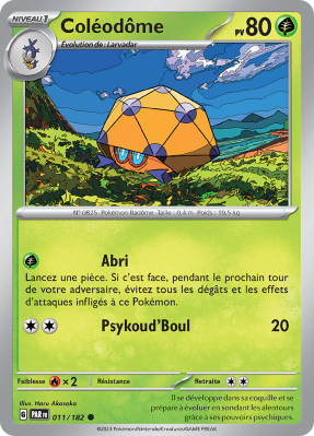 Carte Pokémon Coléodôme 011/182 Commune Faille Paradoxe