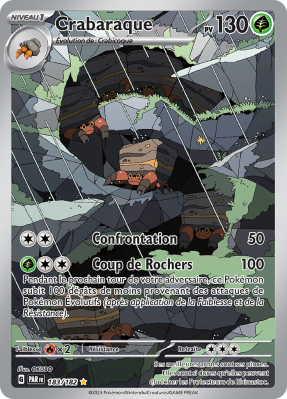 Carte Pokémon Crabaraque 183/182 AR Faille Paradoxe