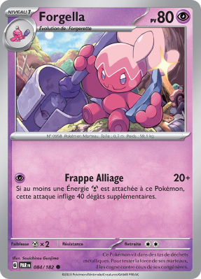 Carte Pokémon Forgella 084/182 Commune Faille Paradoxe