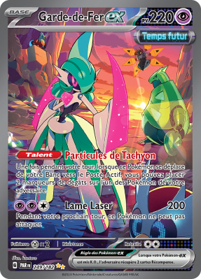 Carte Pokémon Garde-de-Fer-ex 249/182 Alternative Faille Paradoxe