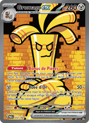 Carte Pokémon Gromago-ex 252/182 Alternative Faille Paradoxe