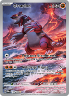 Carte Pokémon Groudon 199/182 AR Faille Paradoxe