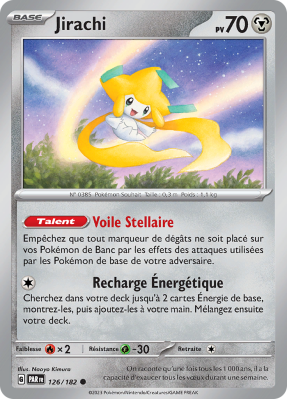 Carte Pokémon Jirachi 126/182 Commune Faille Paradoxe