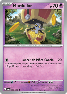 Carte Pokémon Mordudor 088/182 Commune Faille Paradoxe