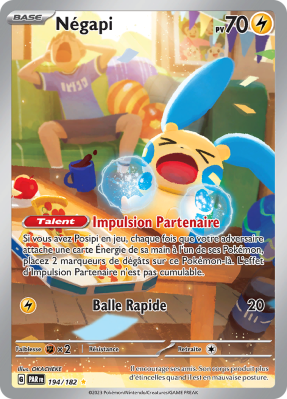 Carte Pokémon Négapi 194/182 AR Faille Paradoxe