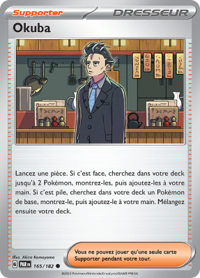 Carte Pokémon Okuba 165/182 Commune Faille Paradoxe