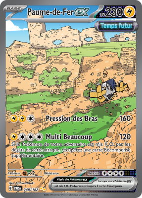 Carte Pokémon Paume-de-Fer-ex 248/182 Alternative Faille Paradoxe