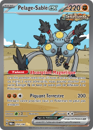 Carte Pokémon Pelage-Sablé-ex 250/182 Alternative Faille Paradoxe