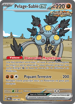 Carte Pokémon Pelage-Sablé-ex 250/182 Alternative Faille Paradoxe